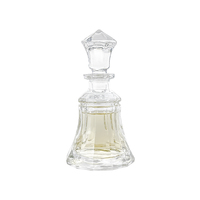 Carafe à whisky en verre 150ml à bas prix Bouteille en verre de nouveau design pour parfum en vrac