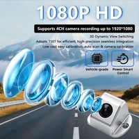 Fahrzeug 360-Grad-Panorama-Überwachungssystem Bus Vollansicht-Sicherheitslösung Kamera-Kit HD Nachtsicht Anti-Vibrations-Technologie
