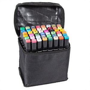 Logo personnalisé pour marqueurs d'art à 48 couleurs, feutres à alcool, feutres à double embout pour le dessin, fournitures scolaires - Product Image 1
