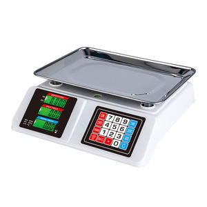 Leaone 40kg इलेक्ट्रॉनिक वाणिज्यिक वजन पैमाने 30kg डिजिटल स्टेनलेस स्टील मूल्य कंप्यूटिंग पैमाने खुदरा दुकानों के लिए - Product Image 2
