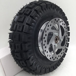 3.00-4 전기 스쿠터 앞 바퀴 타이어 합금 림 허브 및 내부 튜브 바퀴 <span class=keywords><strong>140MM</strong></span> 브레이크 디스크 플레이트 가스 스쿠터 자전거 - Product Image 6