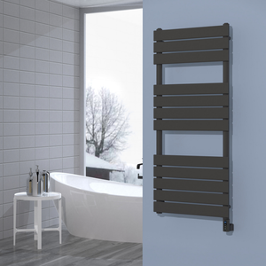 Sèche-serviettes électrique en acier chauffant pour salle de bain avec barre chauffante - Product Image 2