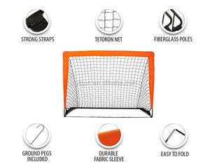 Portería <span class=keywords><strong>de</strong></span> fútbol plegable emergente más vendida para niños Portería estilo tren para diversión <span class=keywords><strong>de</strong></span> fútbol infantil - Product Image 3