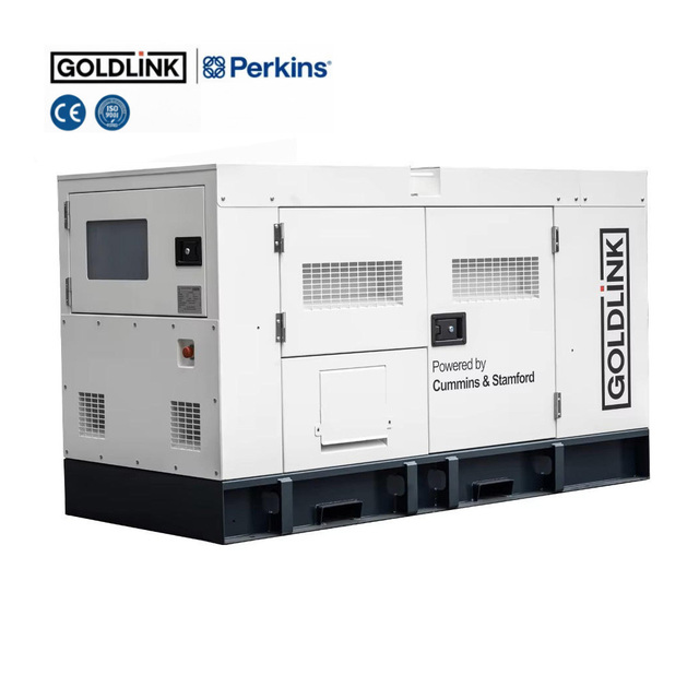 Powered 50Hz 60Hz Diesel Generators 30kVA 24kW Voltage 400V Silent  Emergency Generator for Commercial  Use