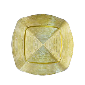 Piatto Decorativo <span class=keywords><strong>Quadrato</strong></span> in Vetro all'Ingrosso, Piatto da Cena di Lusso in Vetro per Arredamento Casa, Eventi e Cucina - Vendita all'Ingrosso - Product Image 2