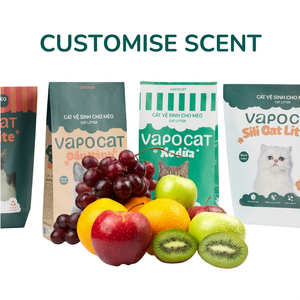 ทรายแมวซิลิกาเจลธรรมชาติสีน้ำตาล ยี่ห้อ Vapo Cat ดูดซับดีเยี่ยม ควบคุมกลิ่น กลิ่นหอมเฉพาะตัว ติดทนนาน ขายส่งขนาดใหญ่ 20 กก. - Product Image 1