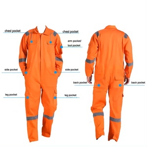 Hi Vis FRC Reflective Safety Clothing Industrial Fire Retardant Coverall Flame Retardant <strong>Work</strong> <strong>Overalls</strong> - Product Image 2