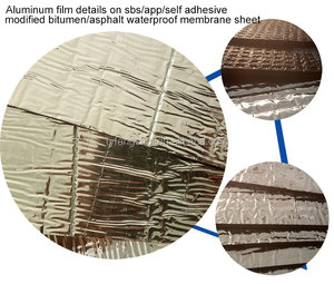 <span class=keywords><strong>Membrana</strong></span> Impermeable Autoadhesiva Flexible en Frío de Lámina de Aluminio con Asfalto y Betún, Película de Fluorocarbono Industrial, <span class=keywords><strong>Precio</strong></span> de Fábrica, 5 Años de Garantía - Product Image 3