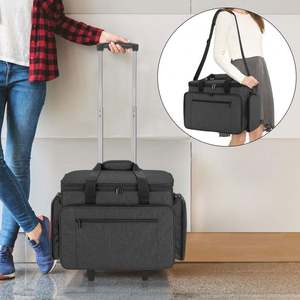 Échantillon gratuit sac de transport pour machine à coudre à roulettes sac fourre-tout pour machine à coudre à roulettes sac de transport avec roulettes pour la plupart des machines - Product Image 6