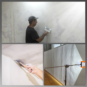 Lampe de travail portable Podofo 15W à LED pour polissage mural avec poignée et support, outil pour plaques de plâtre, lampe de peinture, outil auxiliaire de ponçage - Product Image 5