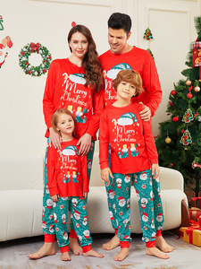 Oferta Especial 2026 Conjunto de Pijamas Navideños Familiares a Juego, Talla Grande, Manga Larga, 2 Piezas, Pijamas Navideños Familiares para las Fiestas - Product Image 5