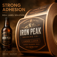 Étiquettes personnalisées pour bière artisanale, découpées sur mesure, imprimées, autocollantes, imperméables, pour mariage et fête