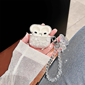 Nouveau produit étui pour écouteurs étui papillon mignon pour <span class=keywords><strong>airpods</strong></span> <span class=keywords><strong>Pro</strong></span> 2 bracelet chaîne écouteur étui pour casque couverture - Product Image 3