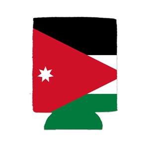 Manchons de tasse en néoprène personnalisés avec drapeau de Jordanie, réutilisables, pour tasse à thé, gaine de tasse à thé, sous-verre promotionnel personnalisable pour les boissons - Product Image 1