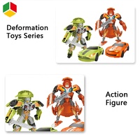 QSTOYS QS Juguete de Moda, Nuevo Robot Deformable de 2 Colores, Coche de Carreras de Alta Velocidad para Niños, Set de Regalo para Mayores de 3 Años