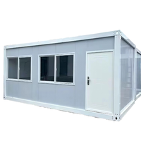 Maison Modulaire Préfabriquée de Haute Qualité 20/40 pieds avec Cuisine, Salle de Bain, Chambre, Panneaux Sandwich en Acier Postmodernes à Énergie Solaire