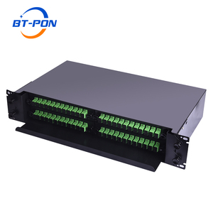 48 khung treo tường <span class=keywords><strong>ODF</strong></span> 96 cổng LC APC khung phân phối sợi quang với 48 144 24 256 144f Mini FTTH 24 lõi 6 2 cổng 512 - Product Image 6