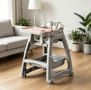 Silla Alta para Bebé Estilo KFC, Verificada, para Uso Comercial y Doméstico, Bandeja Ajustable en 4 Posiciones, Arnés <span class=keywords><strong>de</strong></span> 5 Puntos - Product Image 5