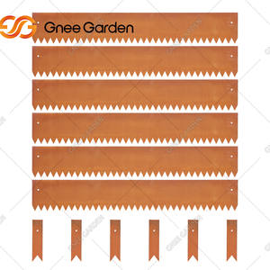 GNEE Clôture de paysage en acier corten de haute qualité pour les espaces extérieurs - Product Image 1