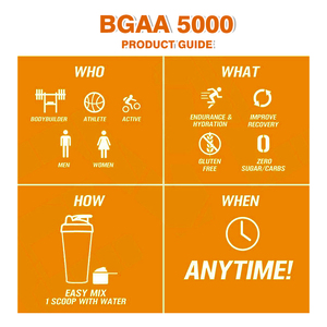 Poudre BCAA de marque personnalisée, soutien musculaire, entraînement Endurance, zéro sucre, acides aminés haute puissance, booster d'énergie naturelle - Product Image 4