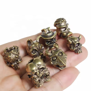 Baş heykeli Metal el sanatları palyaço EDC şemsiye halat aksesuarları DIY palyaço bıçak kolye - Product Image 4