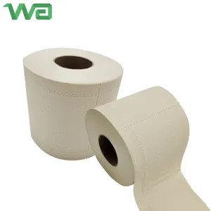 Тисненная натуральная бамбуковая целлюлозная салфетка/дешевая туалетная бумага/мягкая туалетная салфетка на заказ от производителя, переработанная