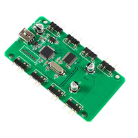 Carte de circuit imprimé (PCB) de contrôleur de vitesse de moteur CC, assemblage PWB, masque de soudure vert double face FR-4, personnalisé OEM en gros