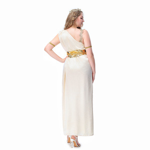 Costume di Halloween da Dea Greca, Gonna Medievale, Abito da Performance Cleopatra Atena, <span class=keywords><strong>Taglie</strong></span> <span class=keywords><strong>Forti</strong></span>, Abbigliamento da Carnevale in Poliestere - Product Image 2
