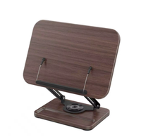 Support de Lecture de Bureau Multifonctionnel Pliable et Rotatif pour Livres et Tablettes, Organisateur de Bureau en Carbone, Meilleure Vente Transfrontalière