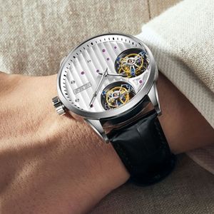 Luxury Skeleton Men Automatic Watch | <b>Real</b> Flying Tourbillon, Power Reserve, Sapphire <b>Crystal</b> Waterproof Wrist Watch - Product Image 2