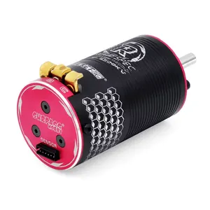 SurpassHobby Rocket RC 550 tiang Motor, mobil Drag RC kecepatan tinggi DC motor tanpa sikat 550 KV6500 gaya bebas, 1/10