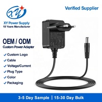 Adaptateur prise EU 12V 1A 12W Alimentation à découpage AC/DC OEM Câble de tension et de courant personnalisés GS CE SELV