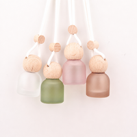 Diffuseur de parfum cylindrique de luxe coloré pour voiture, flacon vide à suspendre avec logo personnalisé pour la décoration intérieure de voiture