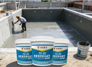 Peinture imperméable hautement élastique résistante aux fissures Revêtement d'étanchéité pour toiture en béton - Product Image 3