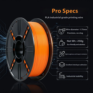 Filamento para Impresora 3D PLA 1.75mm 250g Paquete de Muestra Venta al por Mayor Importación Materia Prima Impresión Suave Recarga Universal - Product Image 6