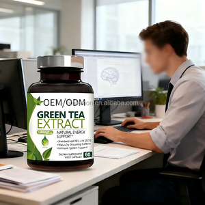 Oem/Odm Groene Thee Extract <span class=keywords><strong>Capsules</strong></span> L-Theanine Egcg 30Mg Cacaoflavanolen Voor Hersenwerkers Studenten En Vegetariërs 240 <span class=keywords><strong>Capsules</strong></span> - Product Image 5
