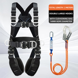 Brand New Atualizado <span class=keywords><strong>All</strong></span>-<span class=keywords><strong>Black</strong></span> Multi-Attachment Series High-Altitude Work <span class=keywords><strong>Safety</strong></span> <span class=keywords><strong>Harness</strong></span> - Product Image 2