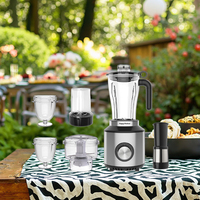 Blender électrique multifonctionnel Happy Partner 6 en 1, blender à smoothies électrique, blender de cuisine électrique
