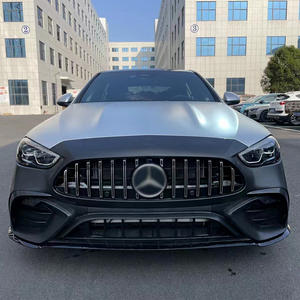 Pare-chocs de vente chaude BodyKit pour Mercedes Benz <span class=keywords><strong>classe</strong></span> <span class=keywords><strong>C</strong></span> W206 <span class=keywords><strong>2022</strong></span> + changement au style C63 AMG comprend le pare-chocs avant arrière - Product Image 2