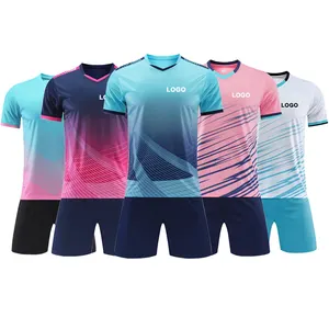 All'ingrosso personalizzabile abbigliamento sportivo tuta da calcio completo Set di sublimazione Kit da calcio stampa digitale Club maglia da calcio