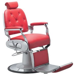 Chaise de salon de coiffure de rasage pour hommes de luxe chaise de salon de tête d'huile rétro grande chaise inclinable chaise spéciale de salon de coiffure pour hommes - Product Image 4