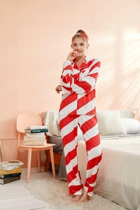 Pijamas Navideños para Niños, Diseños de Lujo OEM, Conjuntos de Pijamas de Alta Calidad para Mujer - Product Image 2