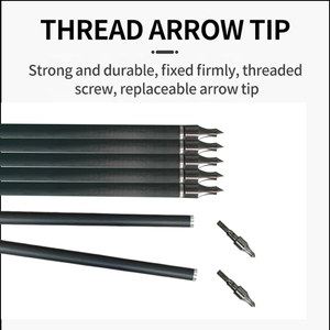 Bất Thổ Nhĩ Kỳ Lông Lai Carbon 7.8Mm Bắn Cung Mũi Tên Recurve Hợp Chất Bow Có Thể Tháo Rời Đầu Thép Cho Săn Bắn Phụ Kiện Thể Thao - Product Image 4