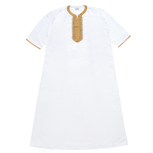 2024 nueva túnica musulmana bordada de ocho mangas para Hombres estilo marroquí ropa árabe transpirable para Oriente Medio - Product Image 5