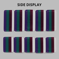 Juego de Mahjong Americano de Lujo Spot de 160 Piezas, Fichas Acrílicas Talladas de Cuatro Capas en Color Morado Oscuro, Personalizable, Portátil y Duradero