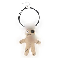 Poupée Voodoo, serre-tête Halloween, accessoire de décoration cosplay avec collier, jouet