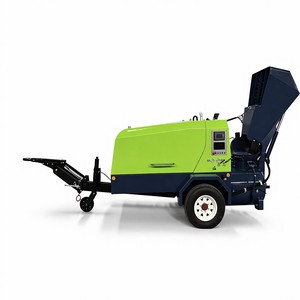 Machine à projeter le mortier diesel MINLE ML837 DHBS, capacité de 5m³/h, trémie auto-alimentée, <span class=keywords><strong>grattoir</strong></span> pour bâtiment de 30 étages - Product Image 1
