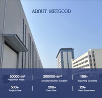Ventanas Abatibles de Aluminio con Doble Vidrio Modernas METGOOD NFRC, Garantía de 5 Años, Silenciosas, para Exteriores de Villas