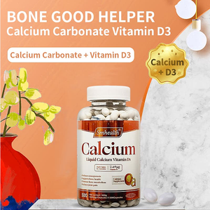 Volwassenen Vloeibare Calcium Plus Vitamine D3 Softgel Capsules met IJzer Zink Selenium - Gemakkelijk in te nemen dosering 2 jaar houdbaarheid - Product Image 3