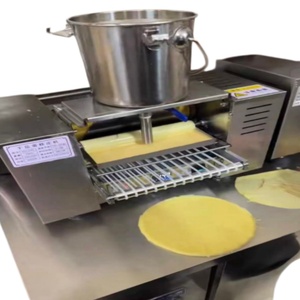 เครื่องทำเค้กมิลเล่เครปเชิงพาณิชย์ขนาด 8 นิ้ว รุ่นใหม่ พร้อมส่วนผสมแป้ง นม <span class=keywords><strong>ไข่</strong></span> น้ำ สำหรับสายการผลิตเบเกอรี่ปริมาณมาก - Product Image 1